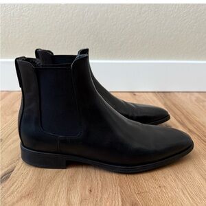 Bruno Magli Mariano Black leather Chelsea Men Size 10.5